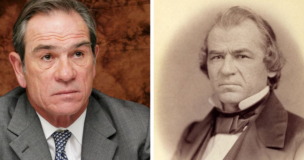 Tommy Lee Jones and Andrew Johnson