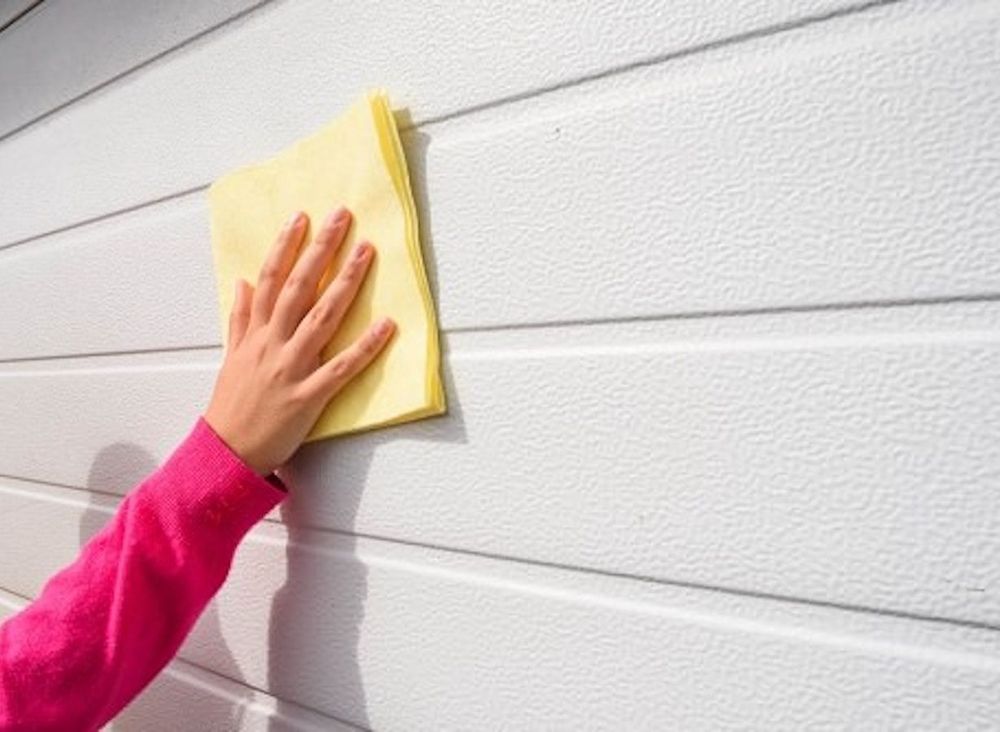 Clean a Garage Door