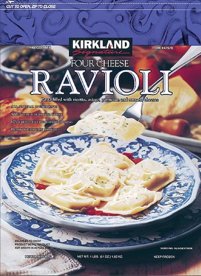 Kirkland 4-Cheese Ravioli 