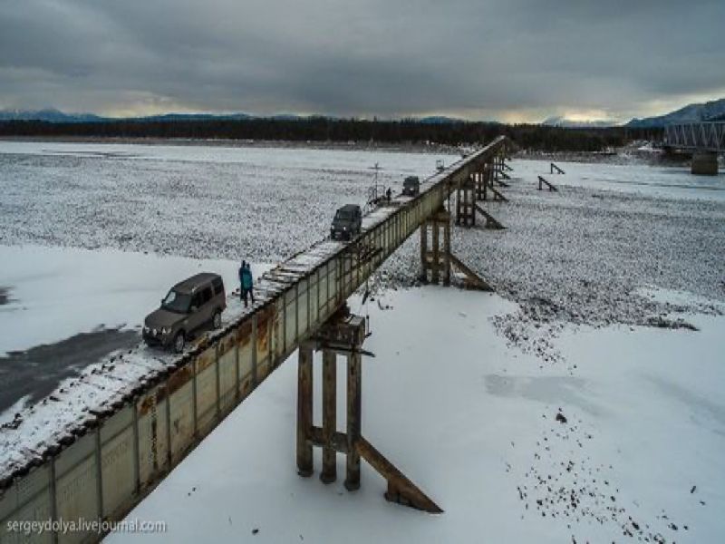 Vitim River Bridge, Russia