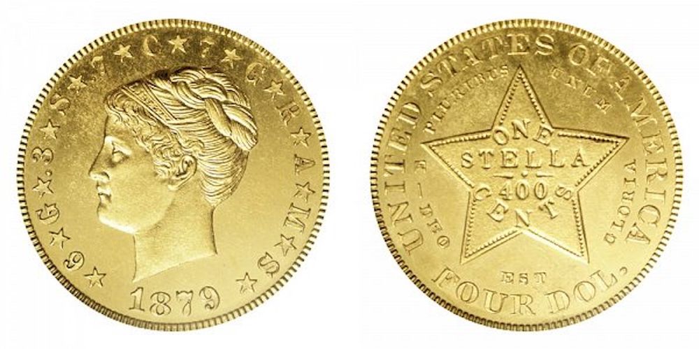 1879 Stella Gold $4 - $750,000