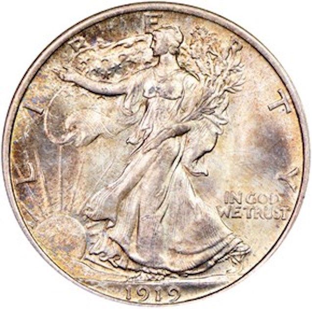 Walking Liberty Half Dollar - $190,000